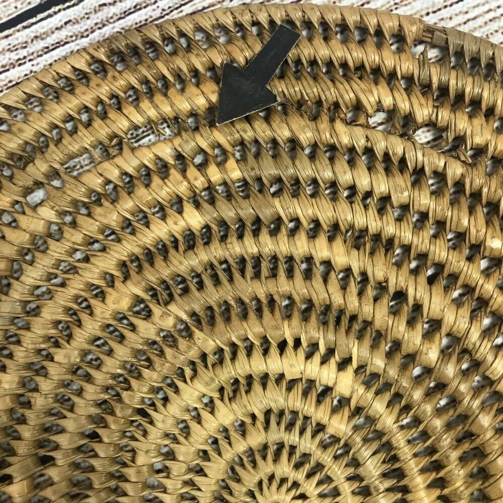 Woven Wicker Rattan 14.5